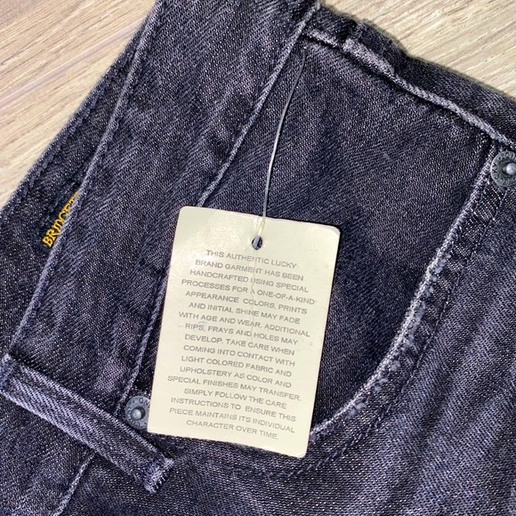 NWT Lucky Brand Bridgette Cropped Flare Black Size 12/31 - Picture 14 of 16